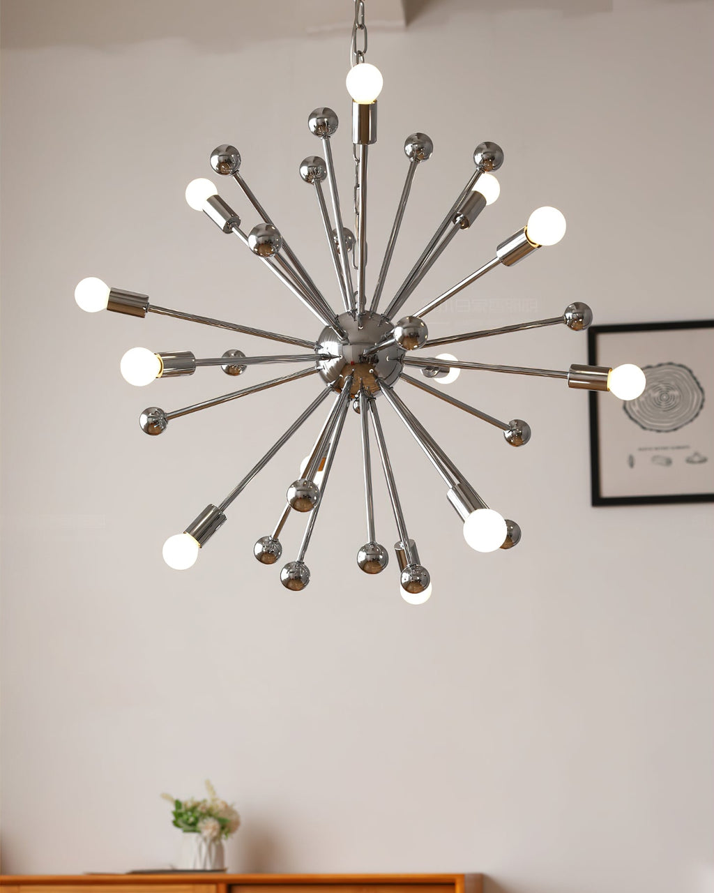 ASTRAEUS MID-CENTURY ORBITAL LIGHTING FIXTURE