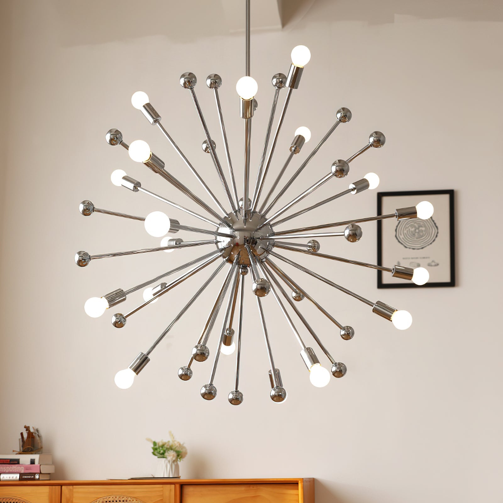 ASTRAEUS MID-CENTURY ORBITAL LIGHTING FIXTURE