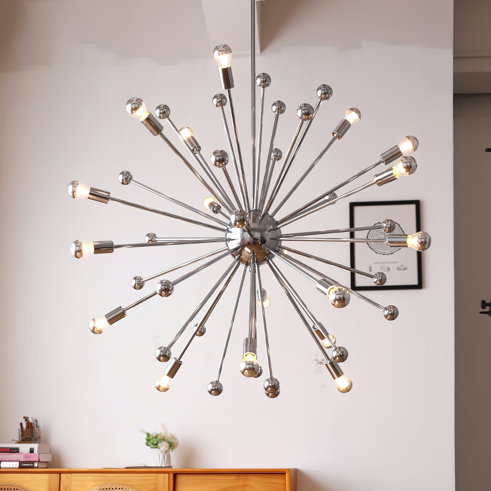 ASTRAEUS MID-CENTURY ORBITAL LIGHTING FIXTURE
