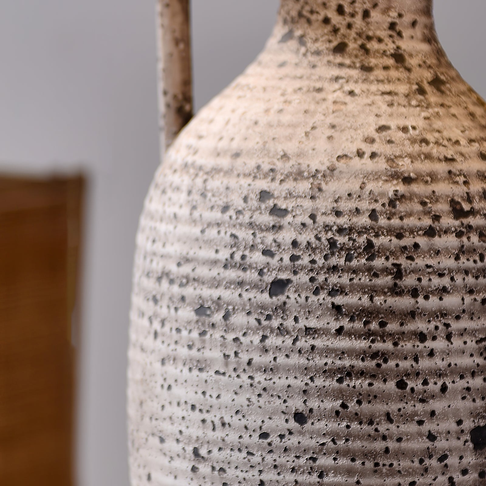 CHARLESTON SPECKLED GLAZE TABLE LANTERN