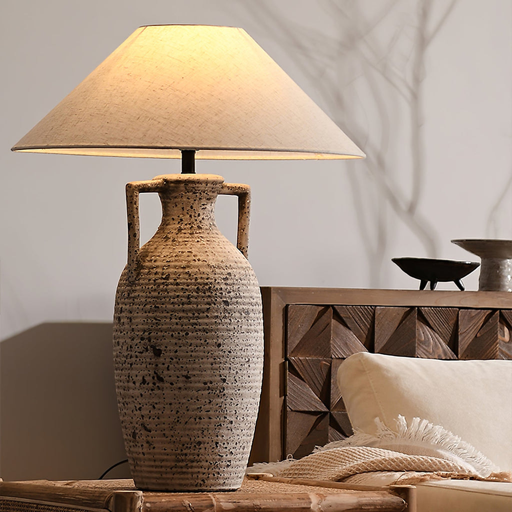 CHARLESTON SPECKLED GLAZE TABLE LANTERN