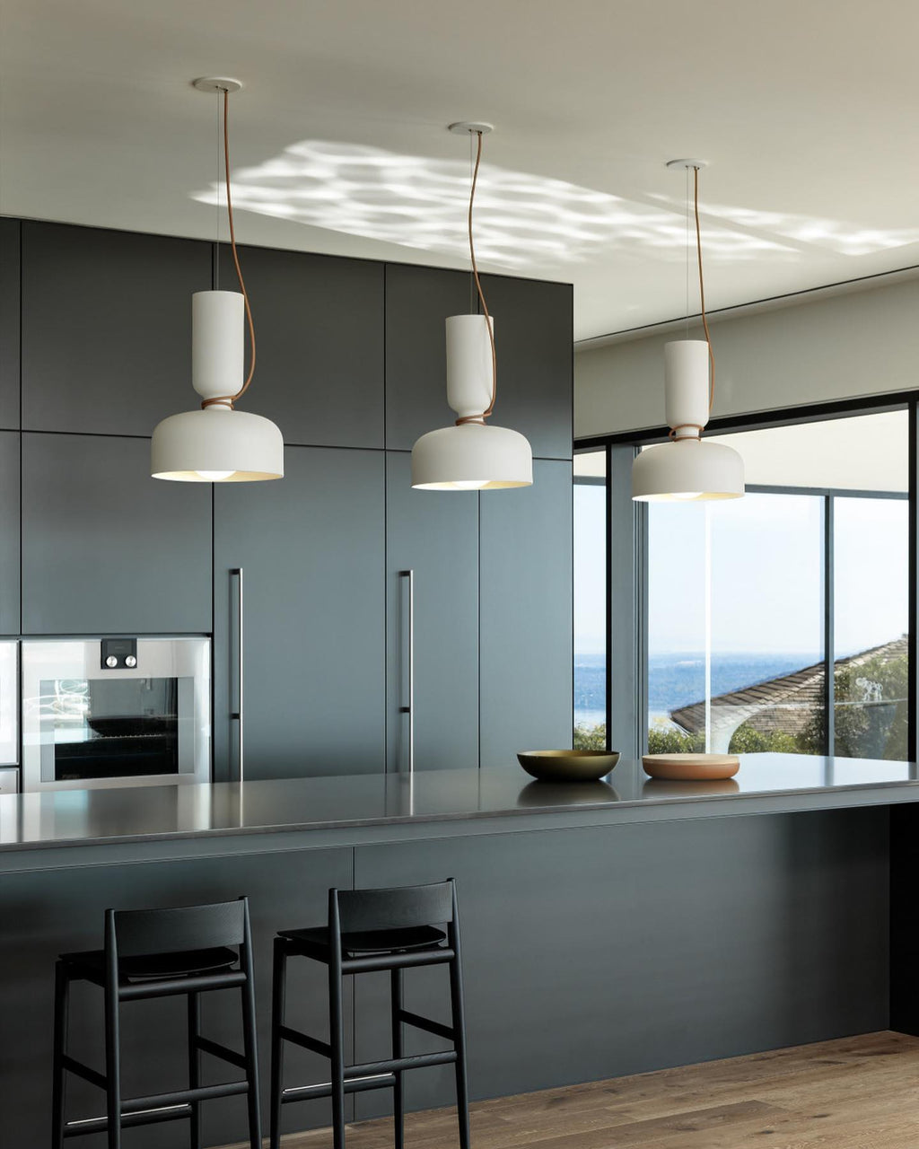 RAVENSHIRE ARTISANAL GLASS HANGING LIGHT