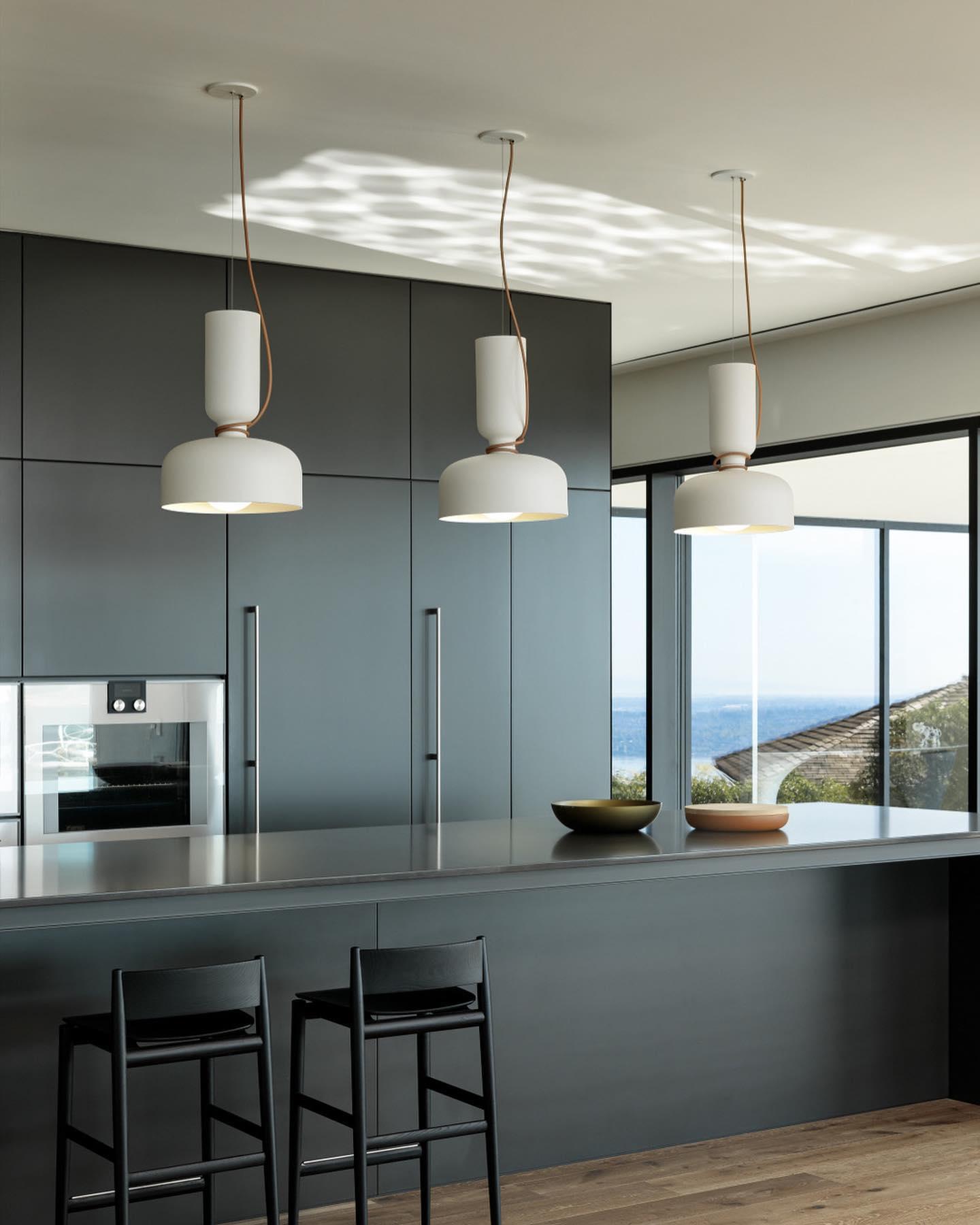 RAVENSHIRE ARTISANAL GLASS HANGING LIGHT