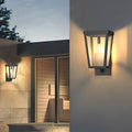WINTHROP RECTANGULAR OUTDOOR LED SCONCE WITH DUAL POWER OPTIONS
