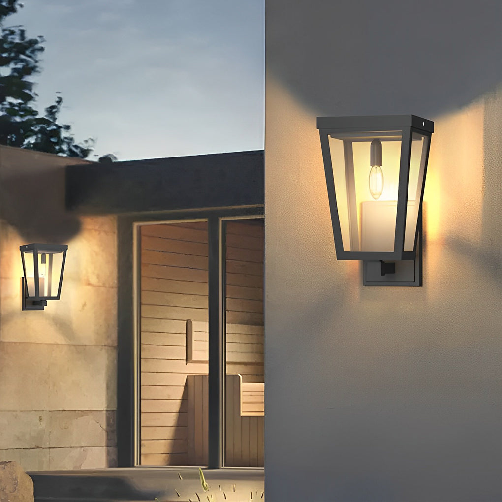 WINTHROP RECTANGULAR OUTDOOR LED SCONCE WITH DUAL POWER OPTIONS