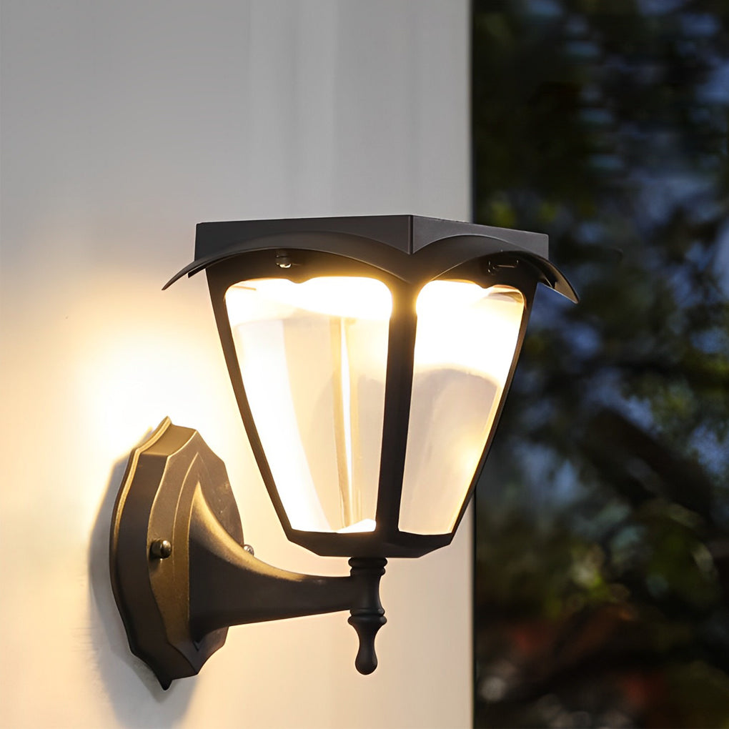 RAVENSWOOD SOLAR-ENHANCED OUTDOOR WALL LANTERN