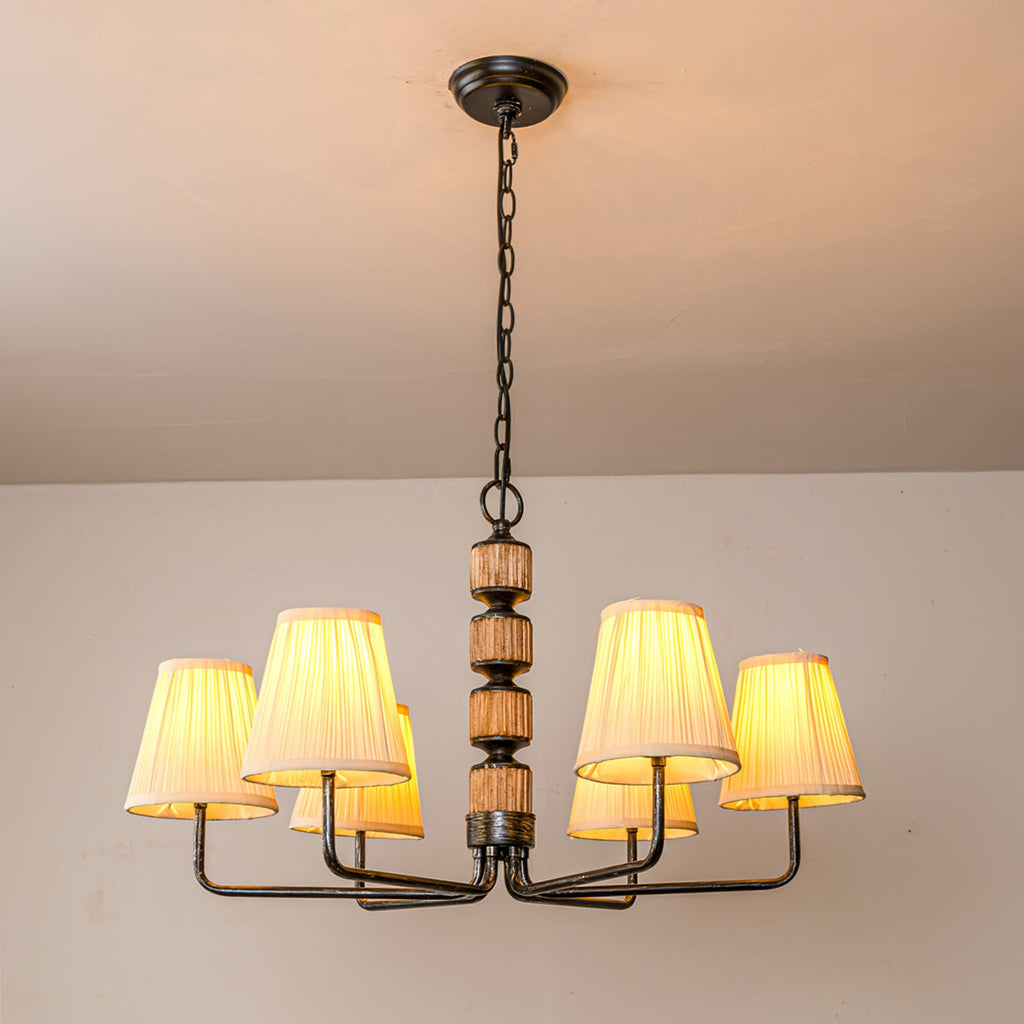 FENWICK CRYSTAL TEARDROP CHANDELIER