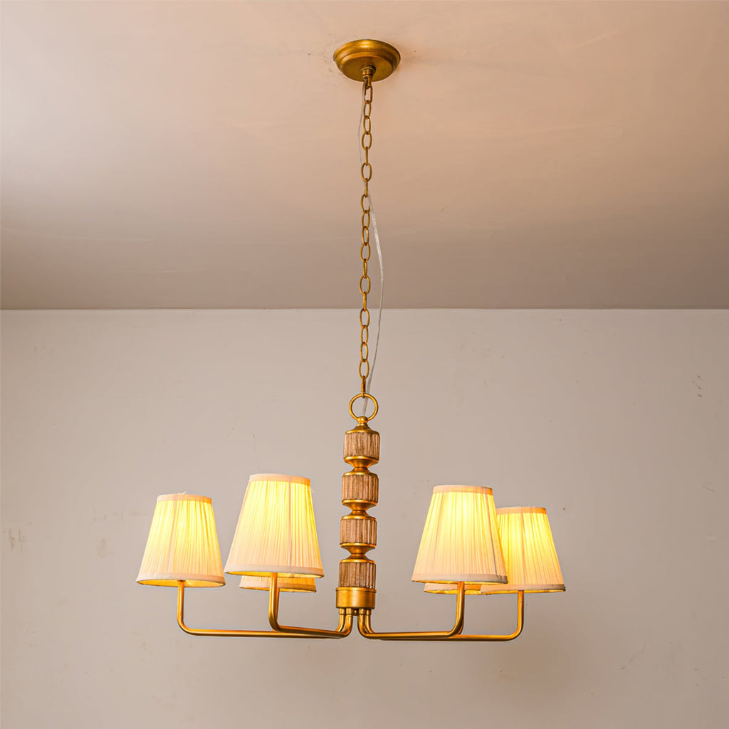 FENWICK CRYSTAL TEARDROP CHANDELIER