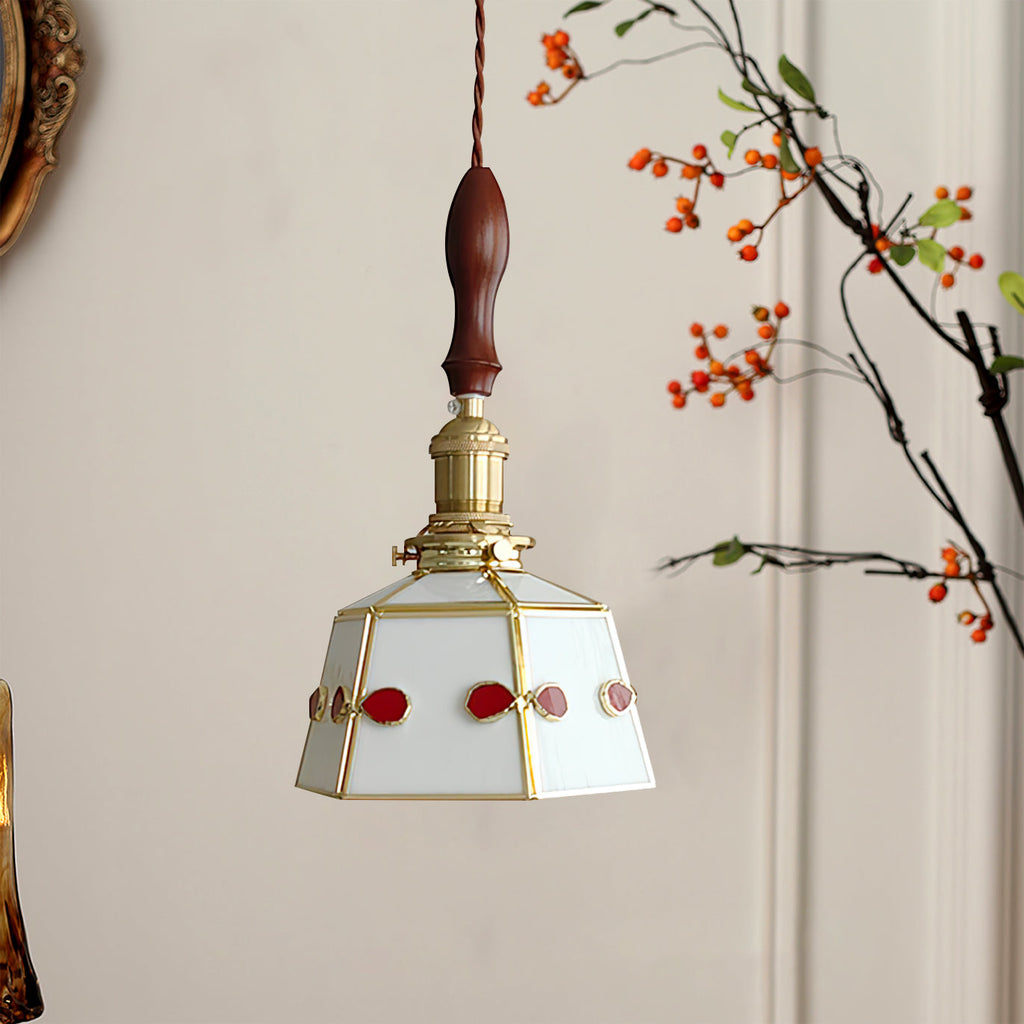 WINCHESTER VITRAIL HANGING LANTERN