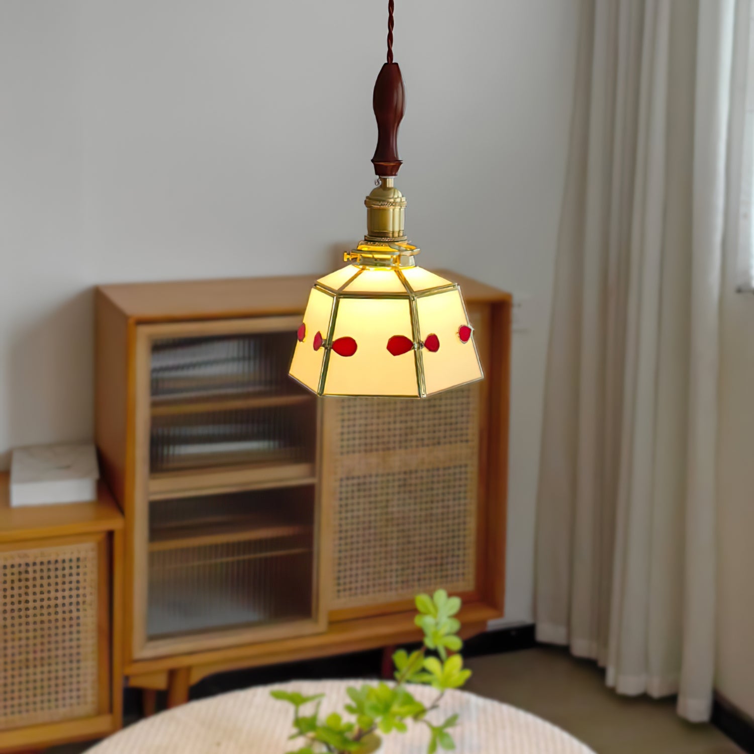 WINCHESTER VITRAIL HANGING LANTERN