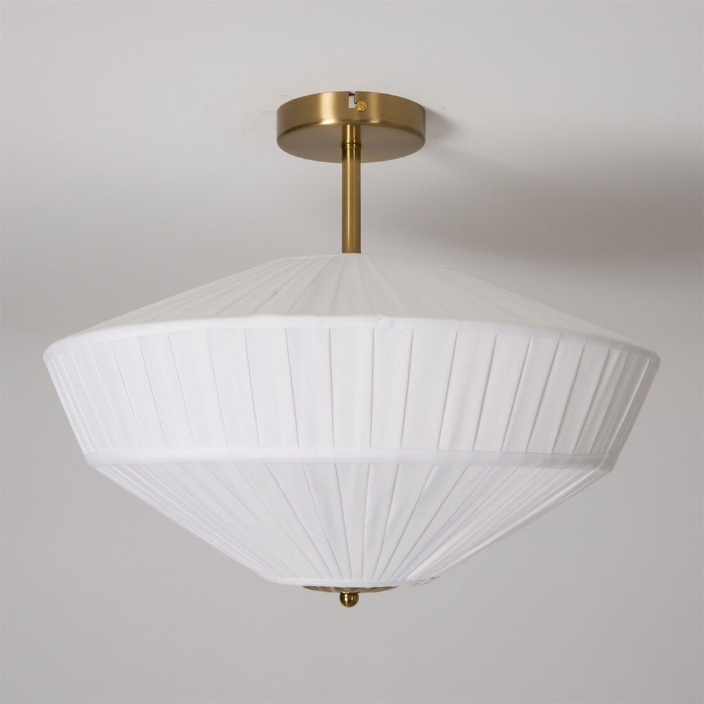 FENWICK PLEATED SILK CEILING LANTERN