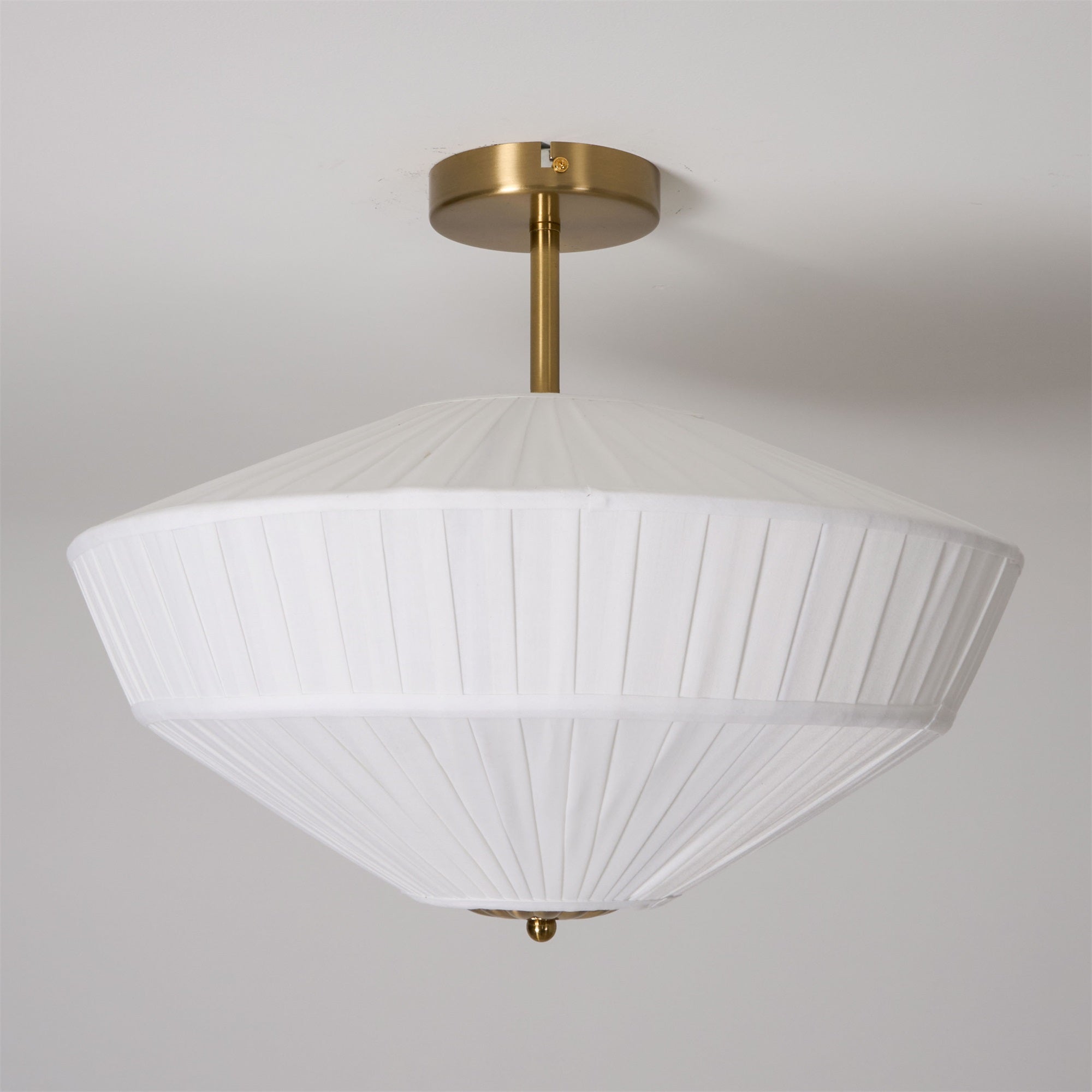 FENWICK PLEATED SILK CEILING LANTERN