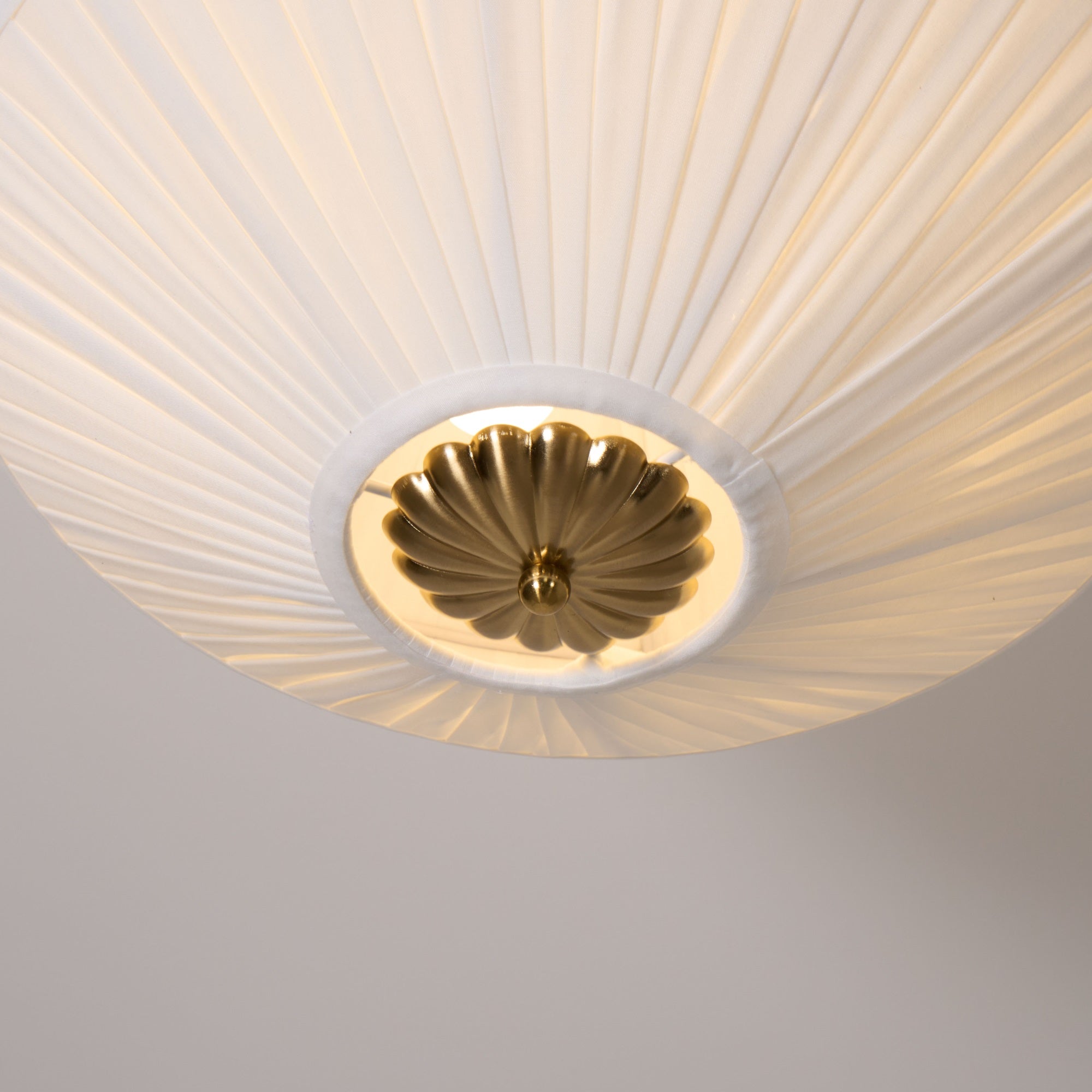 FENWICK PLEATED SILK CEILING LANTERN