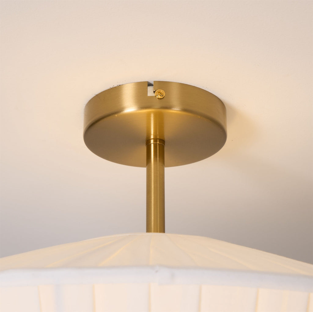 FENWICK PLEATED SILK CEILING LANTERN