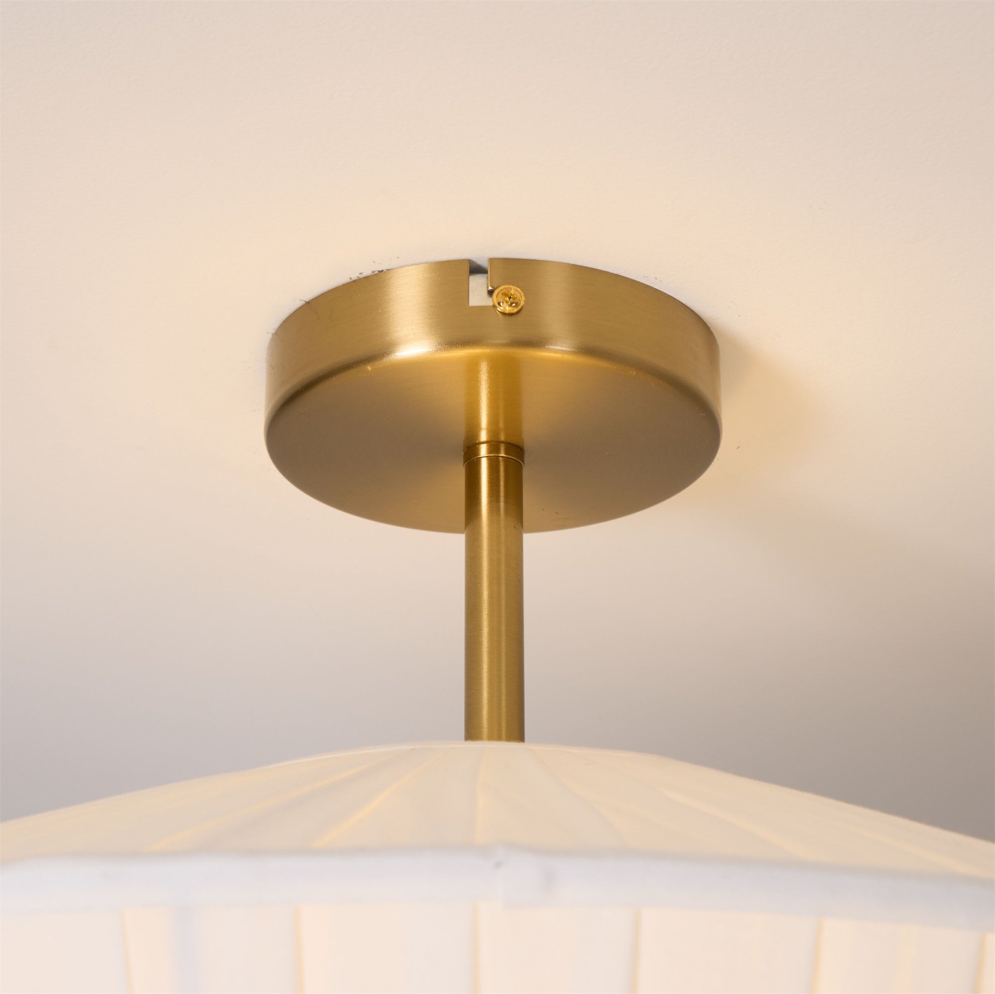 FENWICK PLEATED SILK CEILING LANTERN