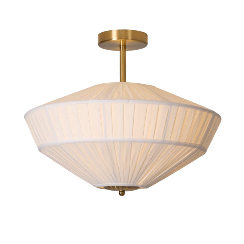 FENWICK PLEATED SILK CEILING LANTERN