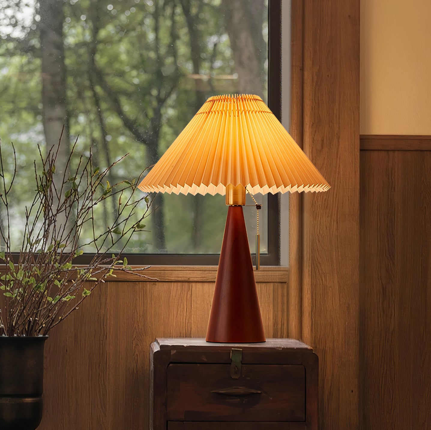 FENWICK WOVEN CANOPY TABLE LAMP