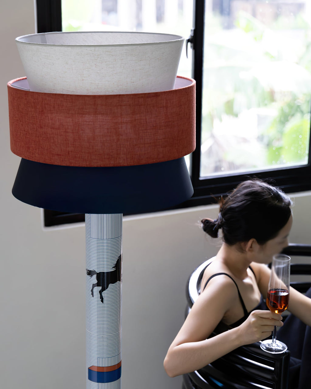 FENWICK STRIPE TAPERED LAMP