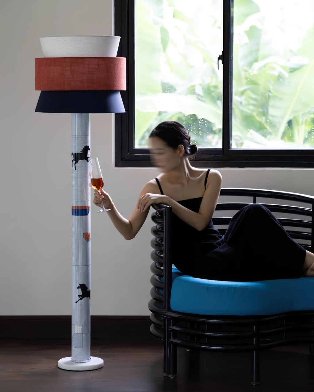 FENWICK STRIPE TAPERED LAMP