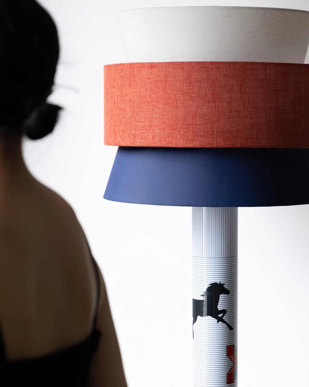FENWICK STRIPE TAPERED LAMP