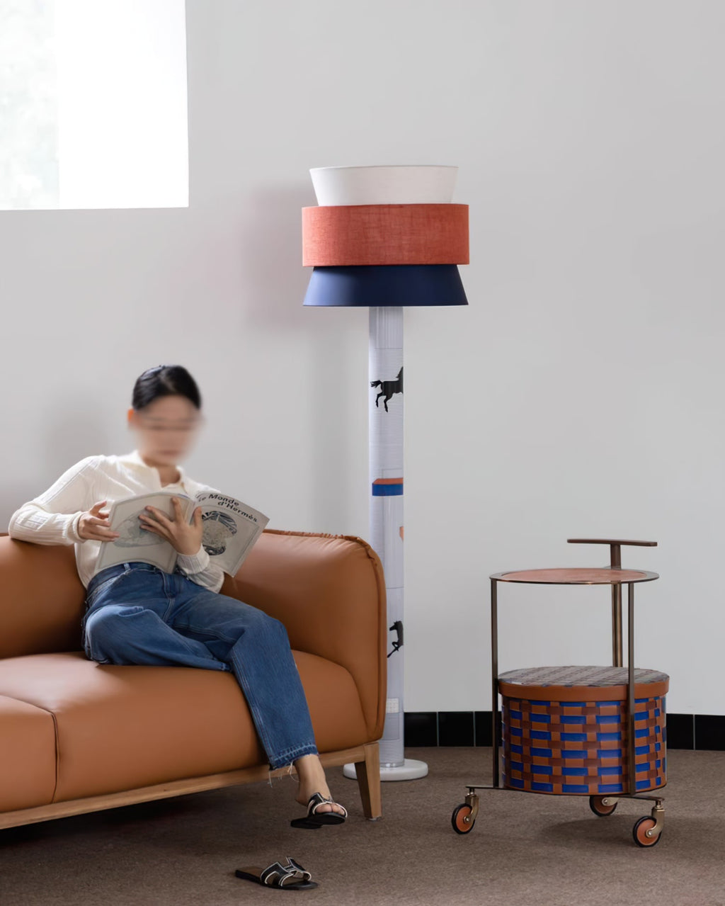 FENWICK STRIPE TAPERED LAMP