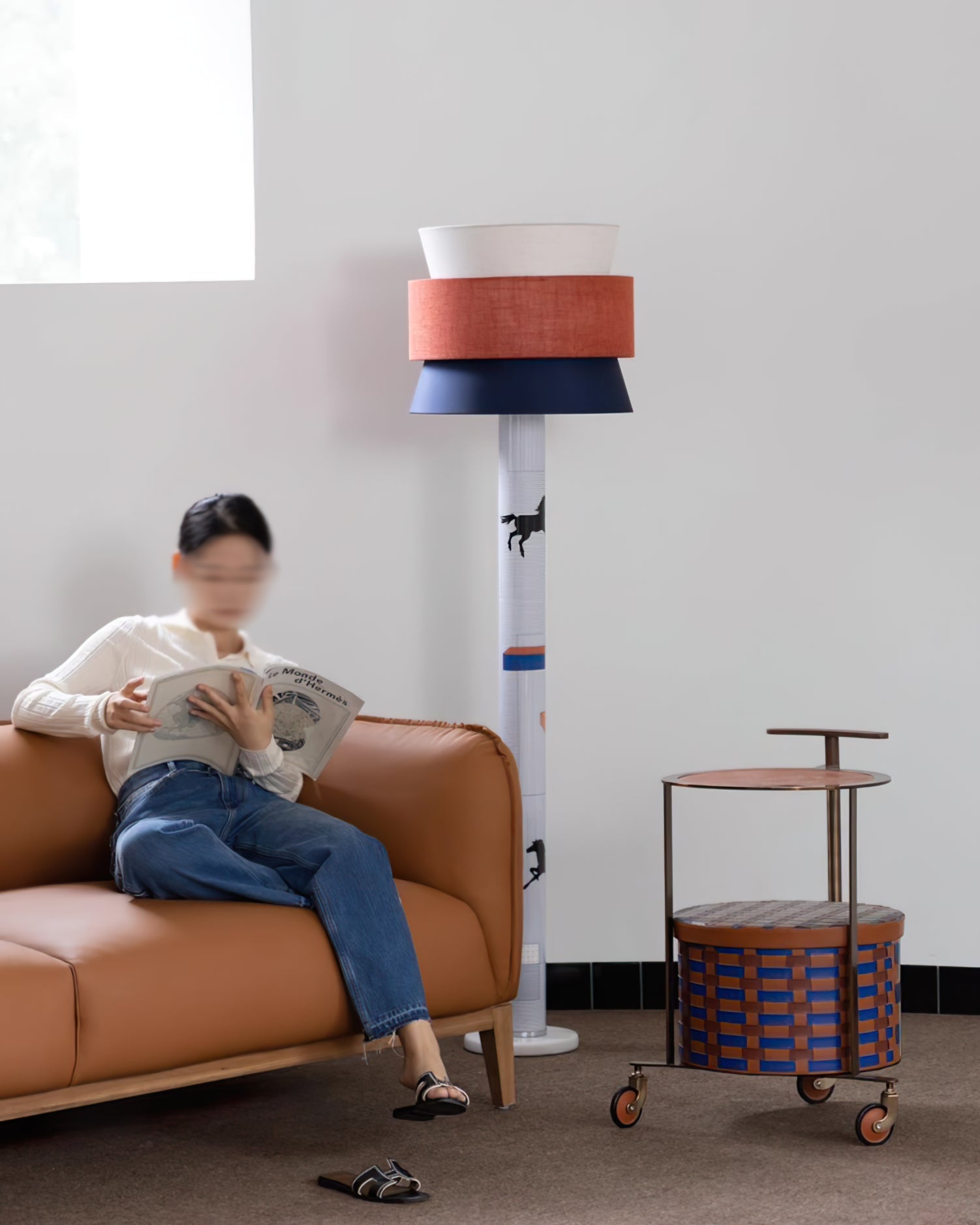 FENWICK STRIPE TAPERED LAMP