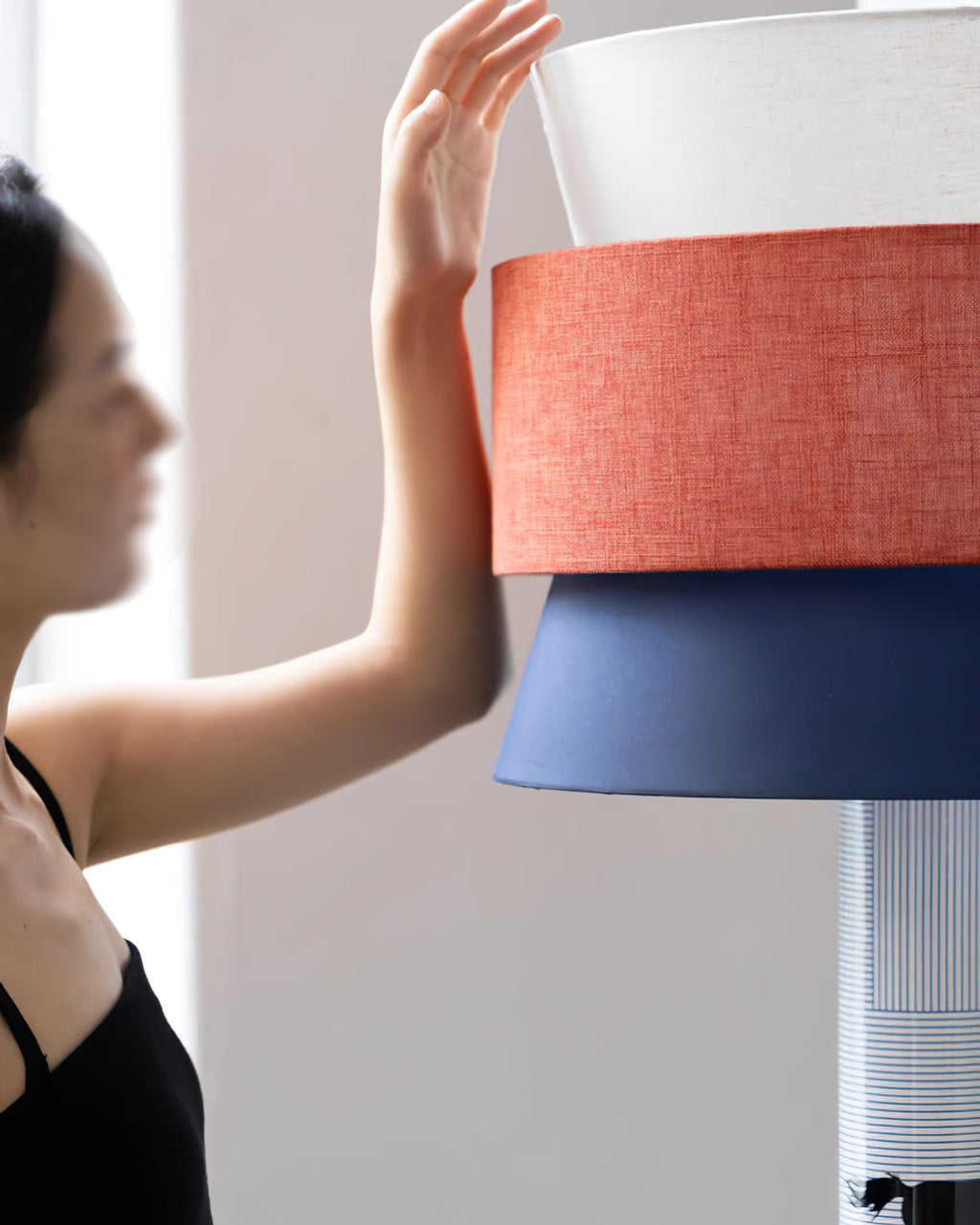 FENWICK STRIPE TAPERED LAMP