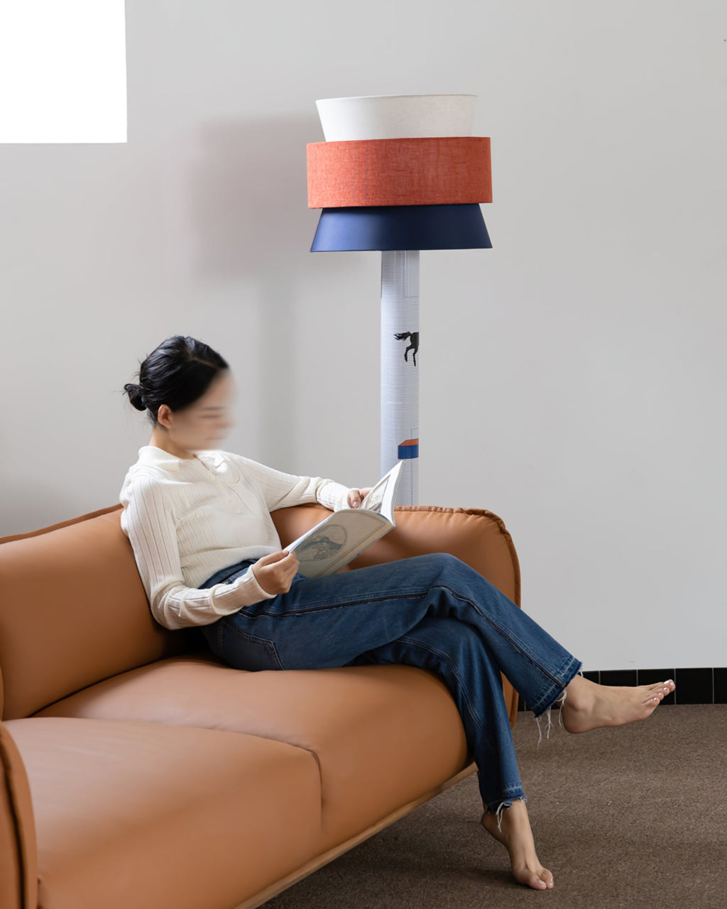 FENWICK STRIPE TAPERED LAMP