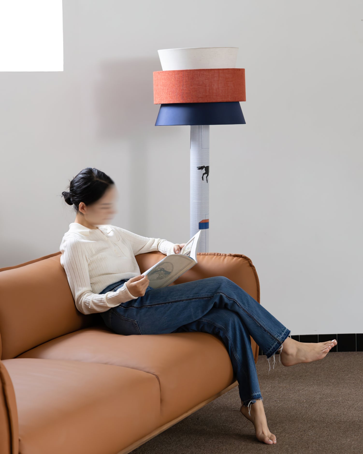 FENWICK STRIPE TAPERED LAMP