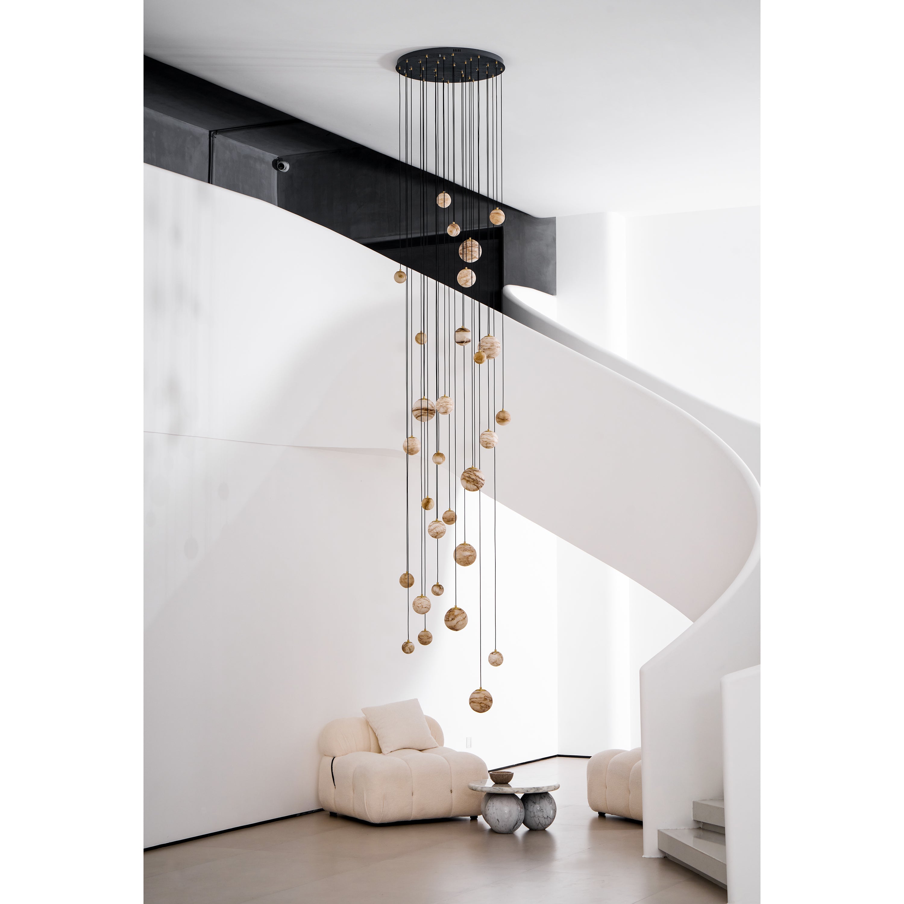 WINTERBOURNE IVORY GEM CLUSTER LIGHTING