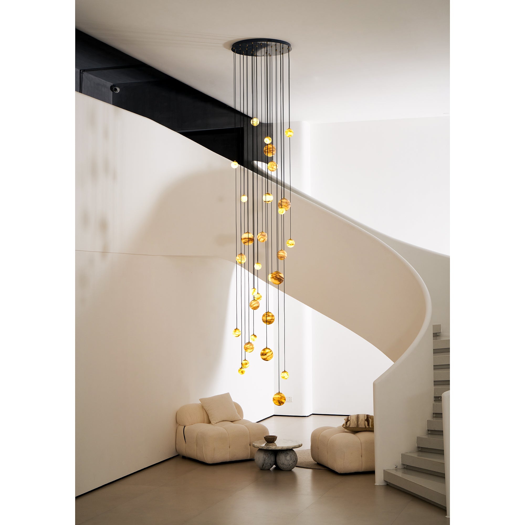 WINTERBOURNE IVORY GEM CLUSTER LIGHTING
