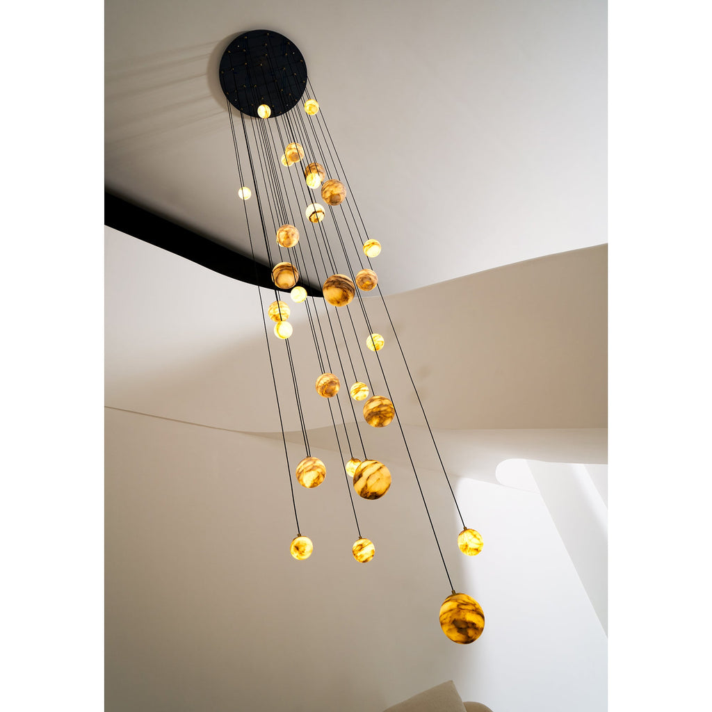 WINTERBOURNE IVORY GEM CLUSTER LIGHTING