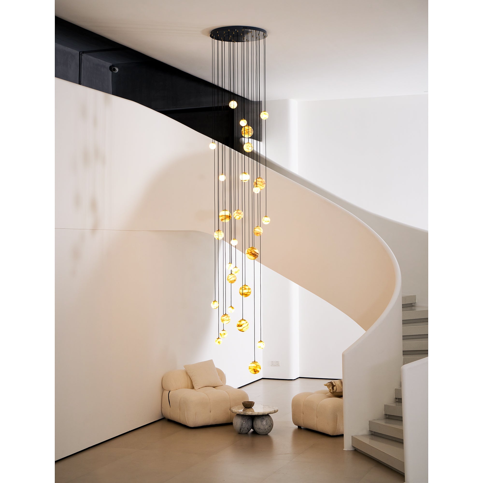 WINTERBOURNE IVORY GEM CLUSTER LIGHTING