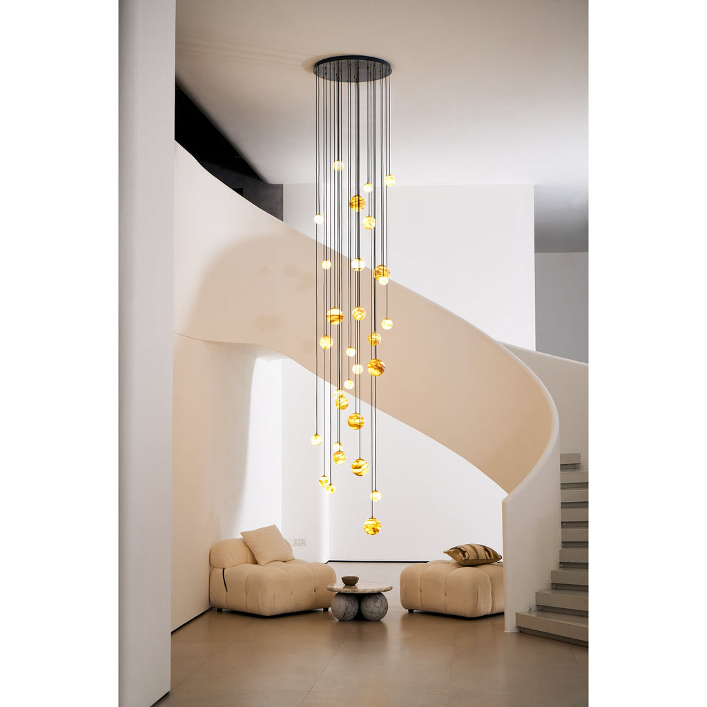 WINTERBOURNE IVORY GEM CLUSTER LIGHTING