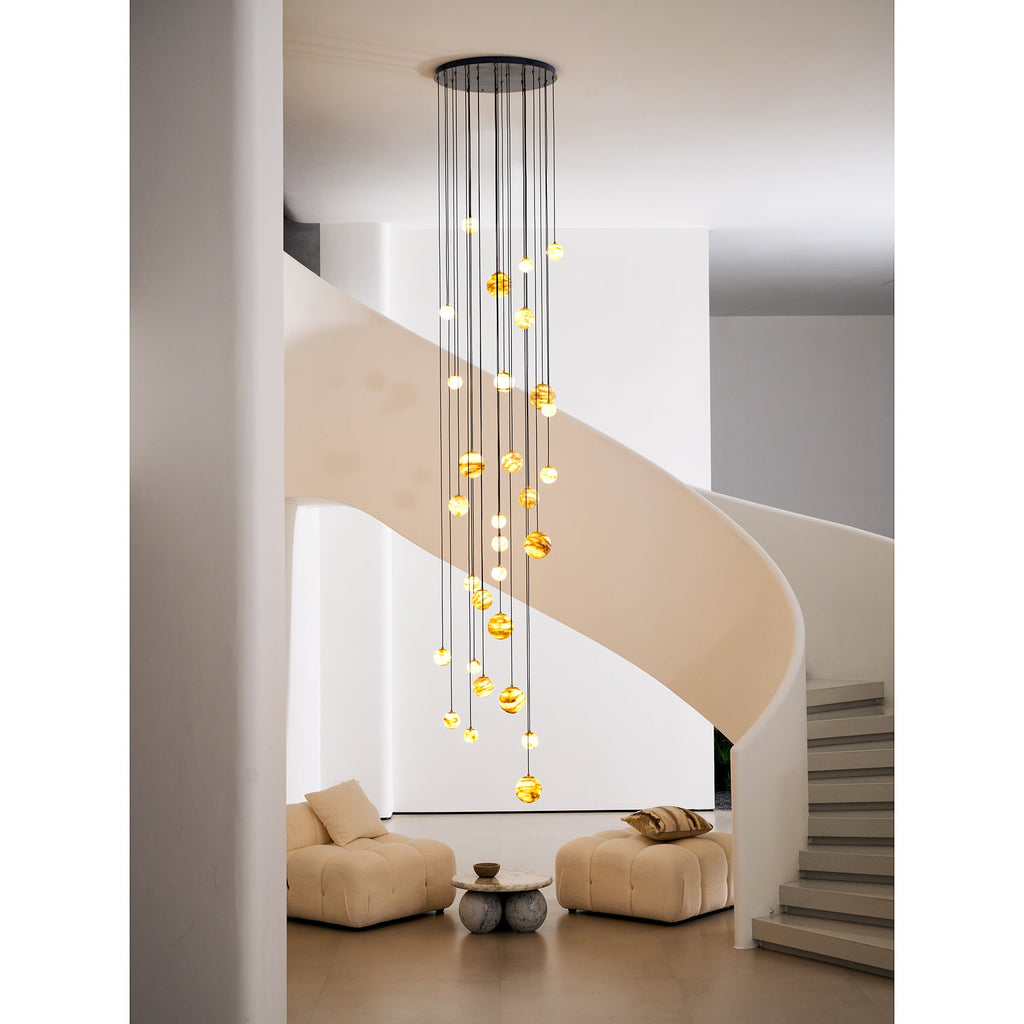 WINTERBOURNE IVORY GEM CLUSTER LIGHTING