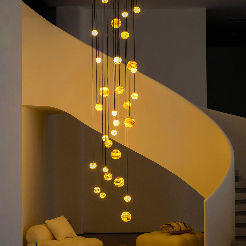 WINTERBOURNE IVORY GEM CLUSTER LIGHTING