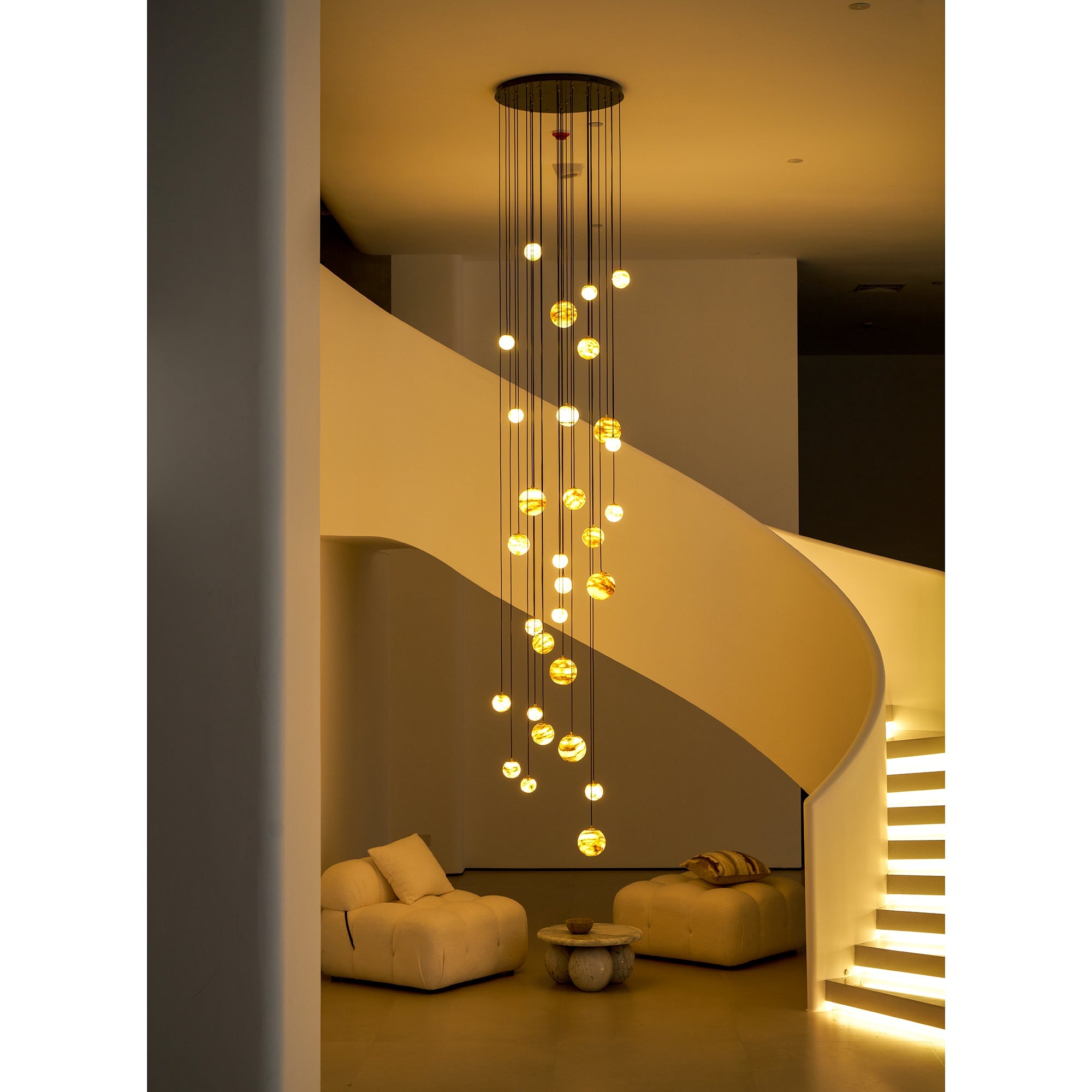 WINTERBOURNE IVORY GEM CLUSTER LIGHTING