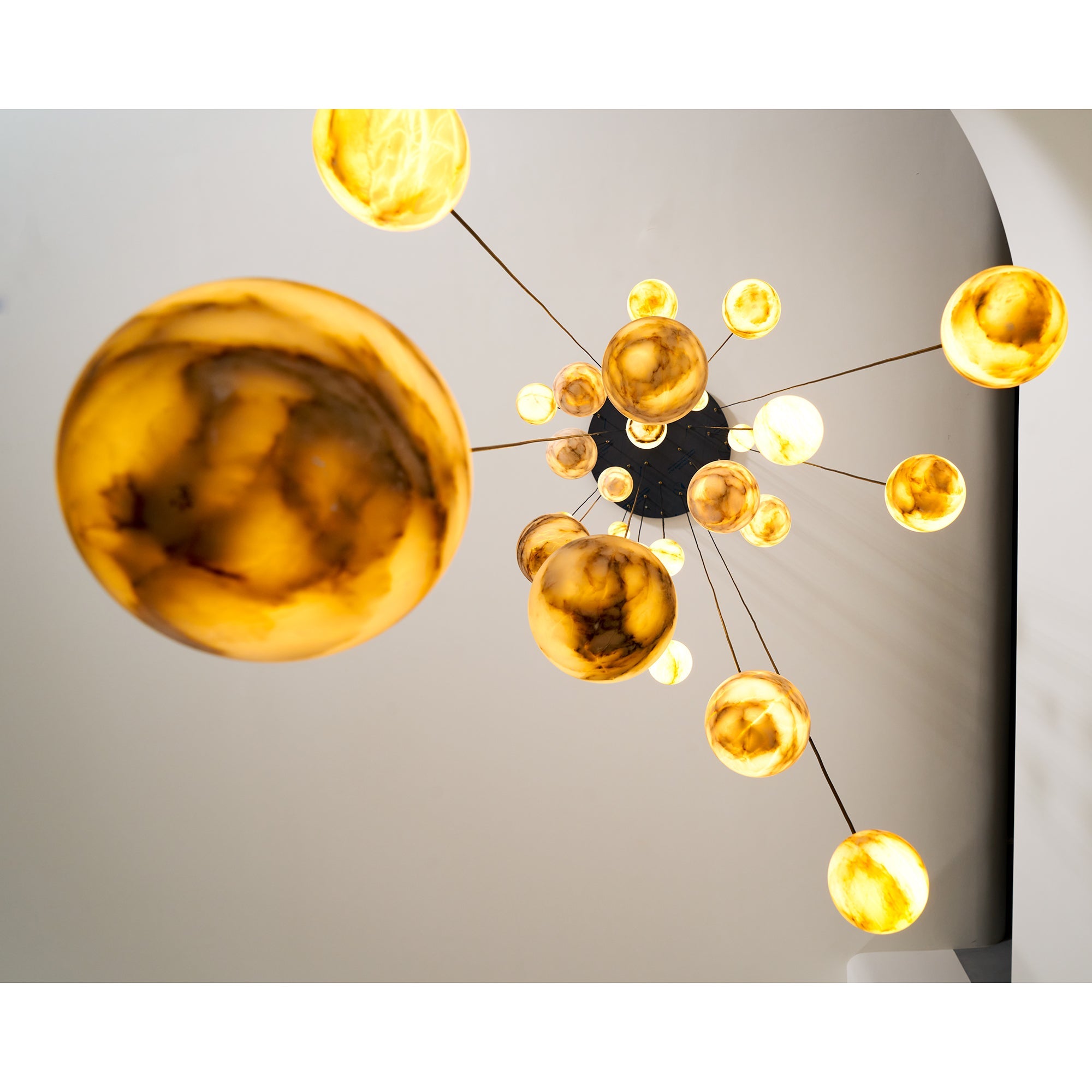 WINTERBOURNE IVORY GEM CLUSTER LIGHTING