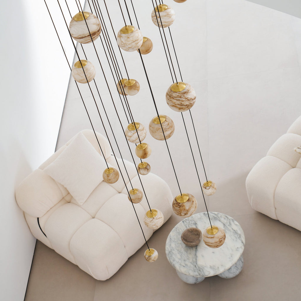 WINTERBOURNE IVORY GEM CLUSTER LIGHTING