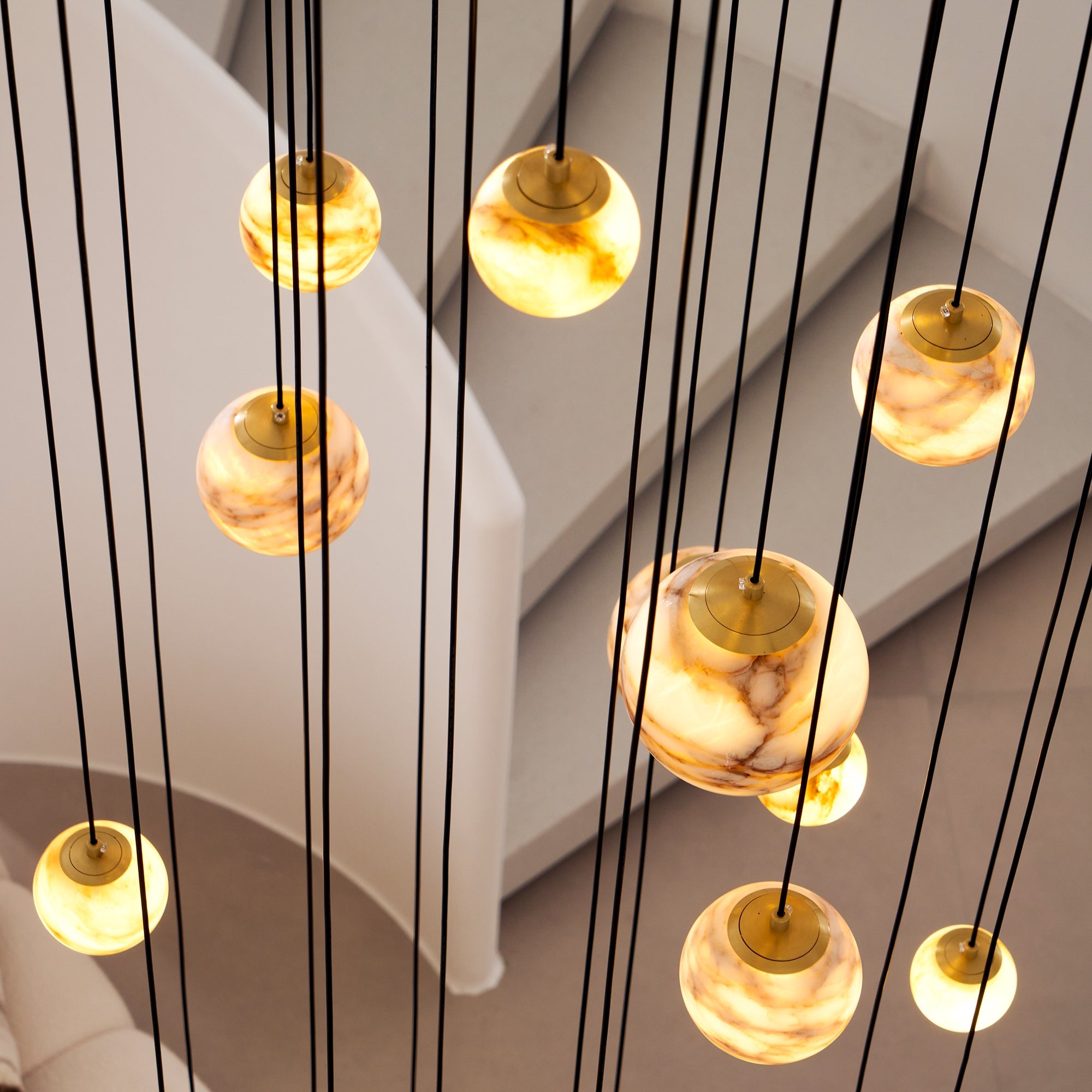 WINTERBOURNE IVORY GEM CLUSTER LIGHTING