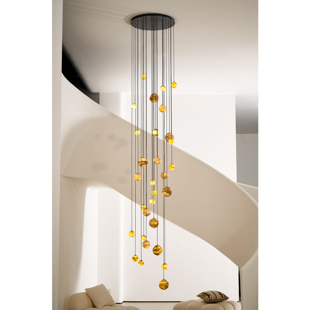 WINTERBOURNE IVORY GEM CLUSTER LIGHTING