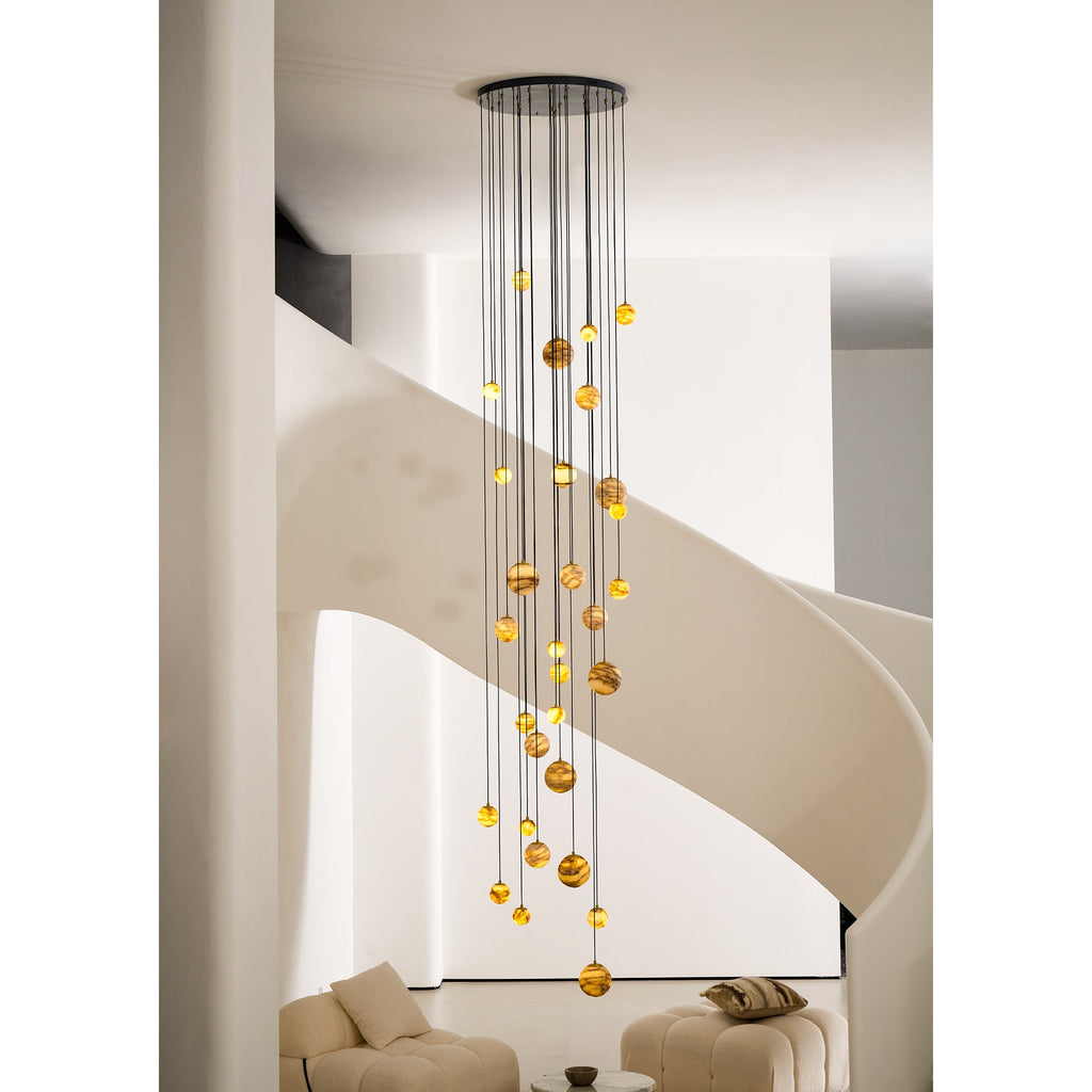 WINTERBOURNE IVORY GEM CLUSTER LIGHTING