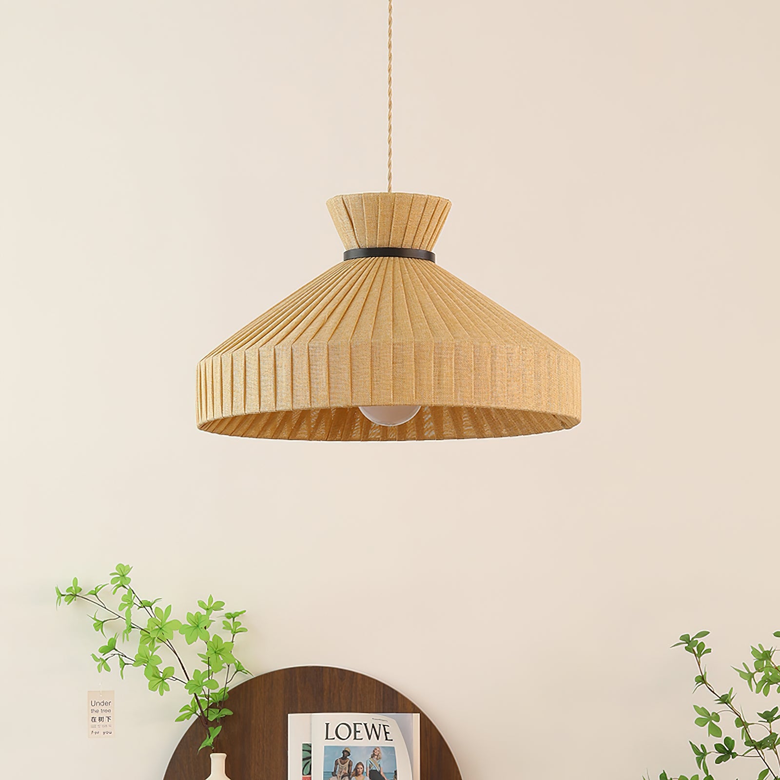 FENWICK ROUNDED GLASS HANGING LANTERN