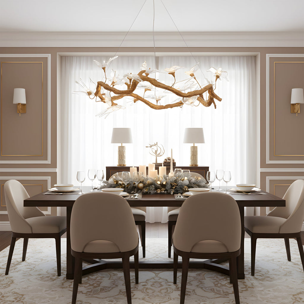 THISTLEWIND AERIE CRYSTAL LIGHTING FIXTURE
