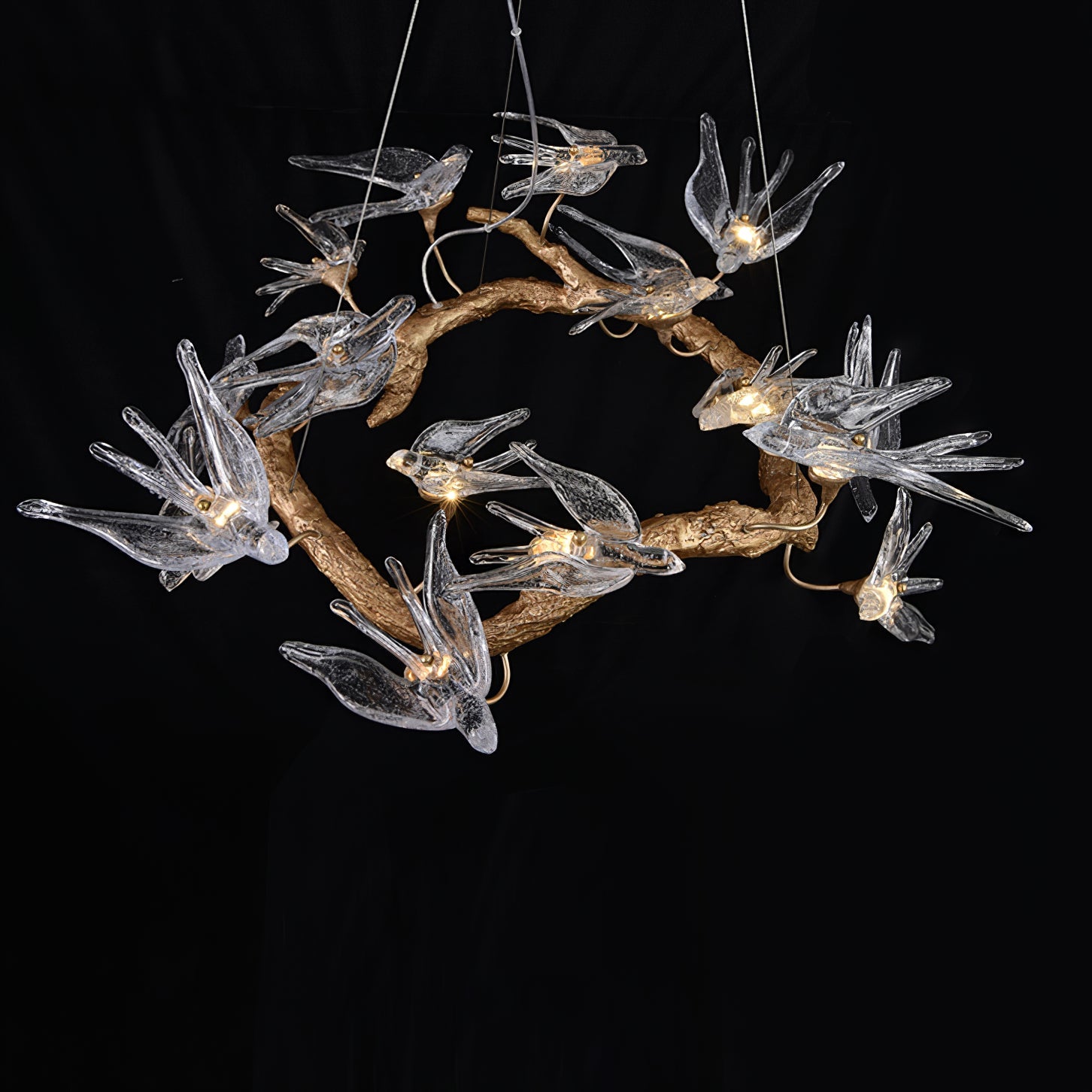 THISTLEWIND AERIE CRYSTAL LIGHTING FIXTURE
