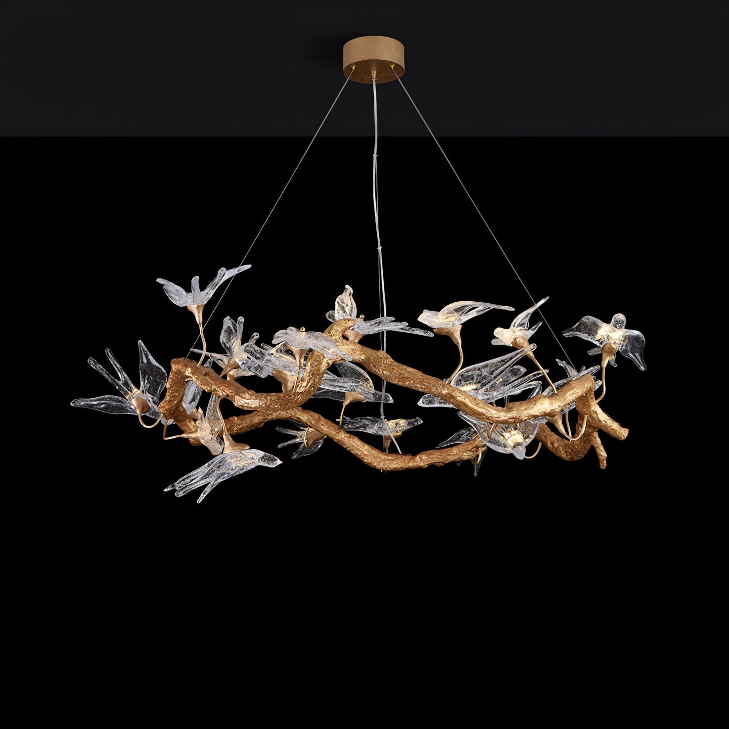 THISTLEWIND AERIE CRYSTAL LIGHTING FIXTURE