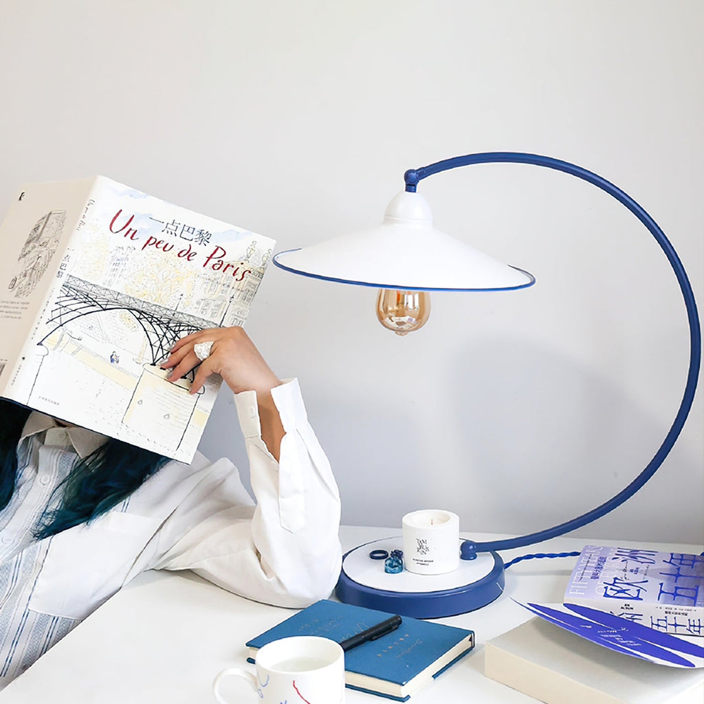 AVENBURY CERULEAN GLOW TABLE LANTERN