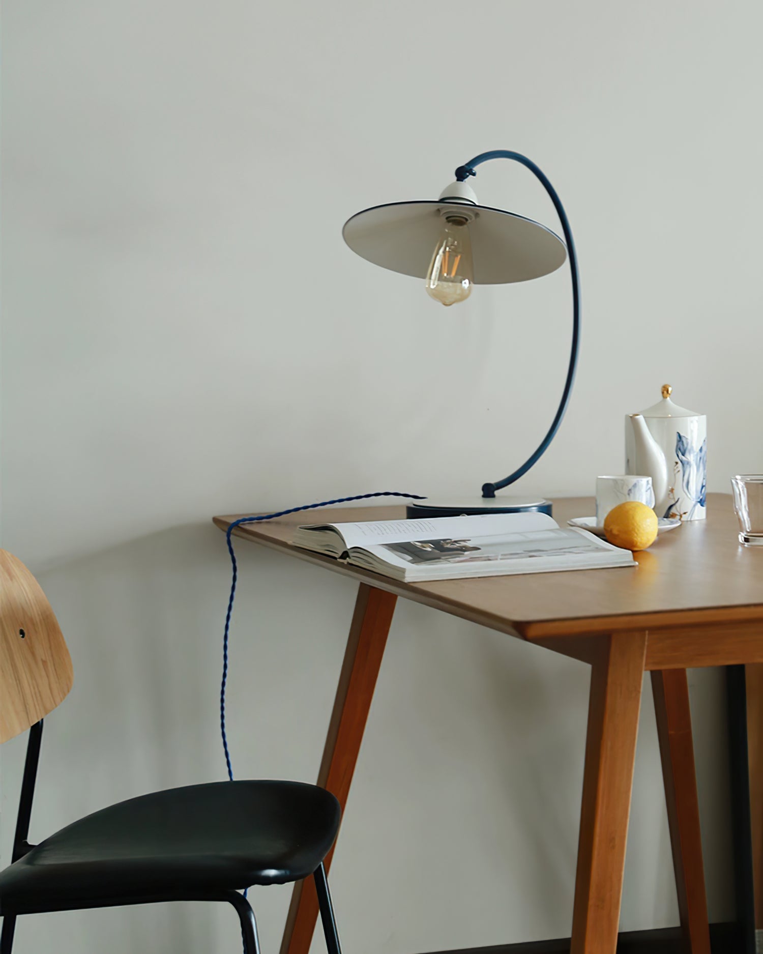 AVENBURY CERULEAN GLOW TABLE LANTERN