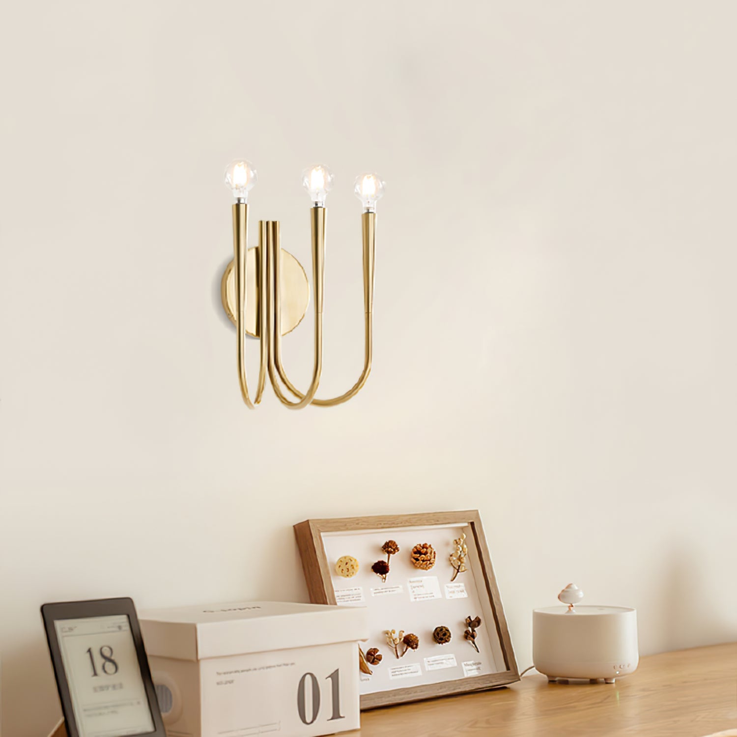 FENWICK CURVED ACRYLIC WALL ILLUMINATOR