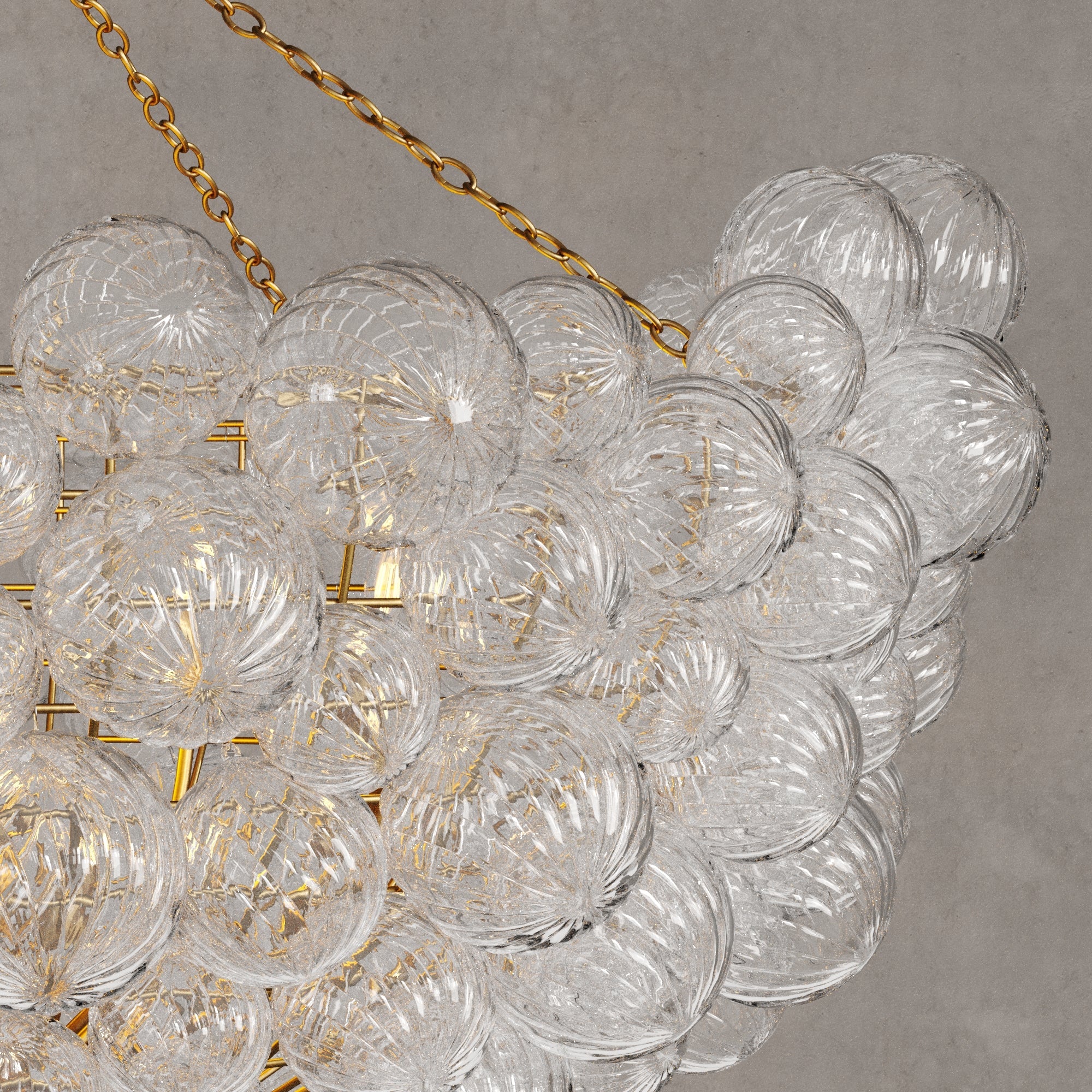 CELESTIAL ORB CRYSTAL LIGHTING FIXTURE
